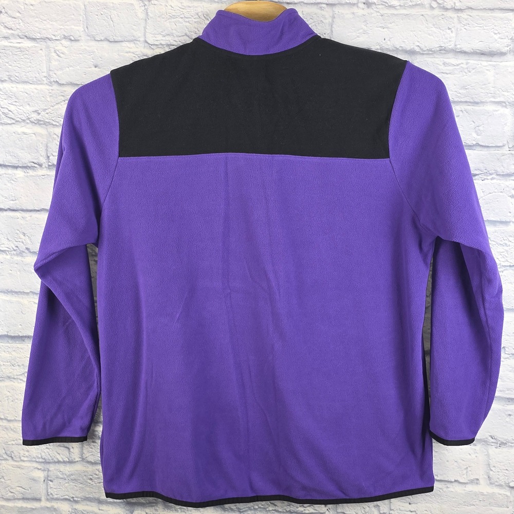 The North Face Women TKA Glacier Snap Fleece Pullover Purple Black Size 2XL XXL - Picture 3 of 7
